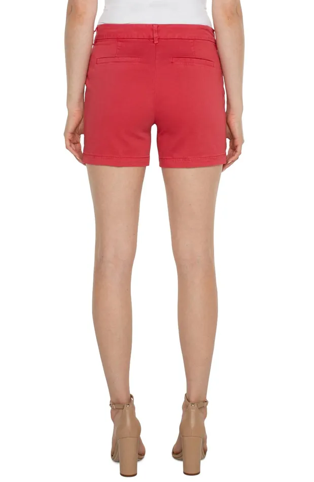 Womens Liverpool Los Angeles Shorts KELSEY TROUSER SHORT Berry Blossom