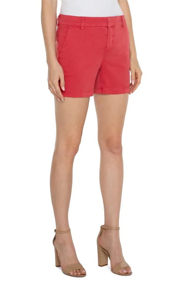 Womens Liverpool Los Angeles Shorts KELSEY TROUSER SHORT Berry Blossom