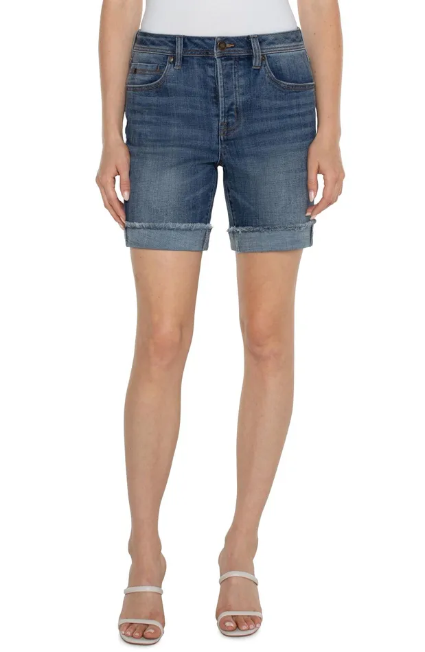 Womens Liverpool Los Angeles Shorts THE KEEPER SHORT WITH FRAY CUFF 8211 ECO Johnston Womens Liverpool Los Angeles Shorts THE KEEPER SHORT WITH FRAY CUFF 8211 ECO Johnston