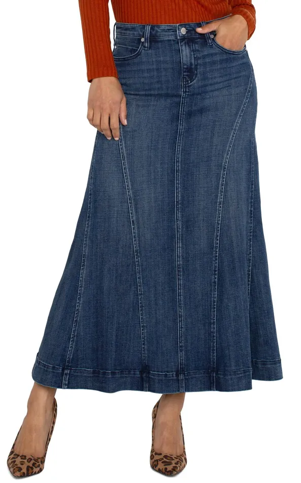 Womens Liverpool Los Angeles Skirts MERMAID MAXI SKIRT Woodward