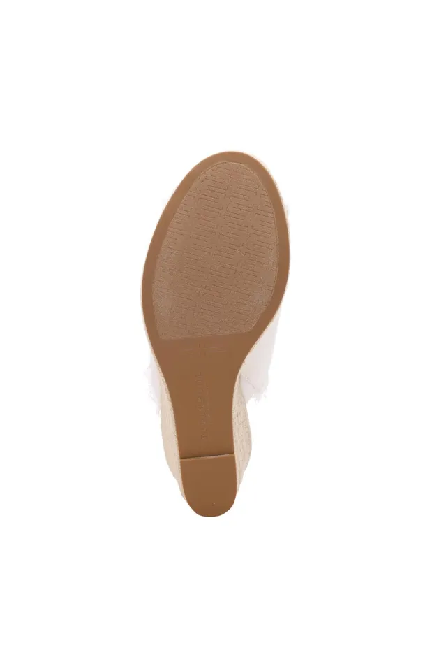 Womens Liverpool Los Angeles Wedges and Espadrilles HOLLYWOOD FRAY EDGE ESPADRILLE Ecru