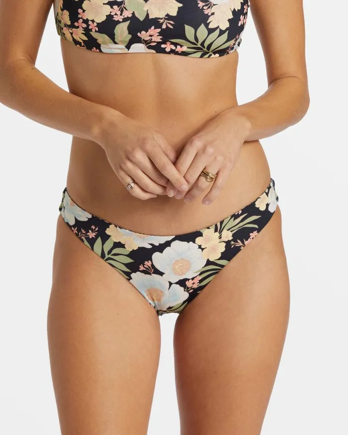 Womens Lost Cove Reversible Tropic Bikini Bottom Multi Billabong Bikini Bottoms Womens Lost Cove Reversible Tropic Bikini Bottom Multi Billabong Bikini Bottoms