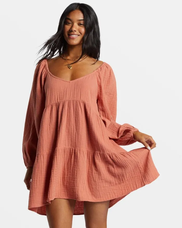 Womens Lost Days Moon Mini Dress Kiss The Earth Billabong Dresses
