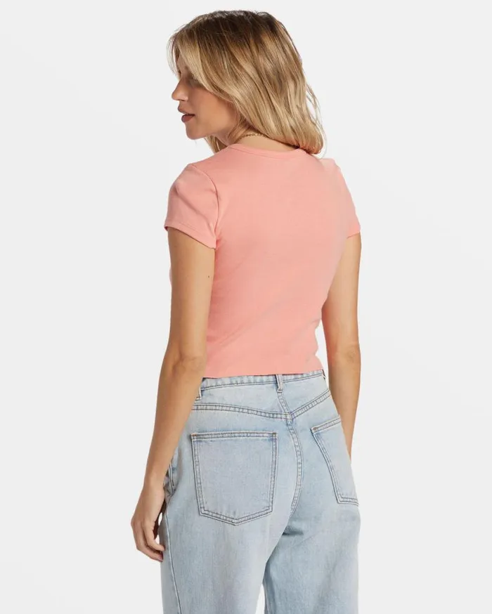 Womens Magic Sunset TShirt Peach Out Billabong Graphic Tees and Tanks Womens Magic Sunset TShirt Peach Out Billabong Graphic Tees and Tanks