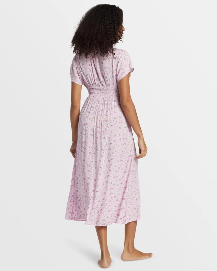 Womens Morning Sky Midi Dress Iced Lavender Billabong Dresses Womens Morning Sky Midi Dress Iced Lavender Billabong Dresses