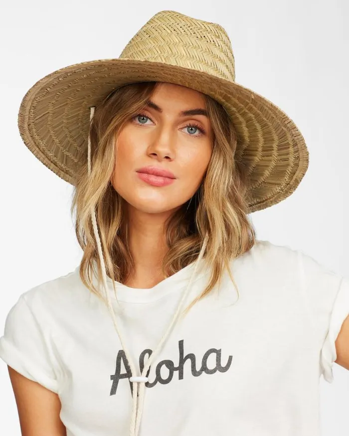 Womens New Comer Straw Hat Natural Billabong Hats and Beanies Womens New Comer Straw Hat Natural Billabong Hats and Beanies