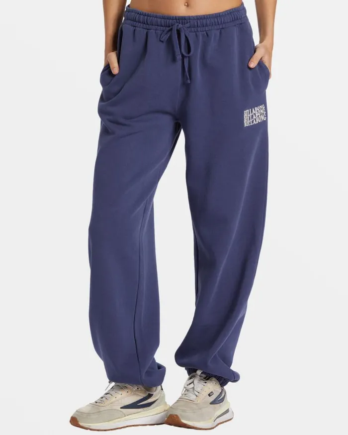Womens Palmin Elastic Waist Joggers I Sea Indigo Billabong Jeans and Pants Womens Palmin Elastic Waist Joggers I Sea Indigo Billabong Jeans and Pants