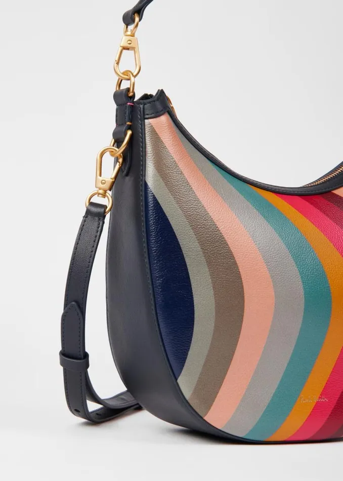 Womens Paul Smith Bags 039Swirl039 Leather Mini Hobo Bag
