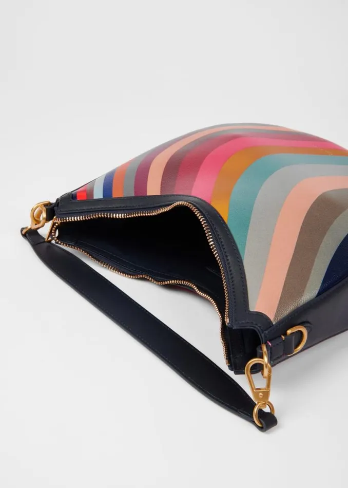Womens Paul Smith Bags 039Swirl039 Leather Mini Hobo Bag