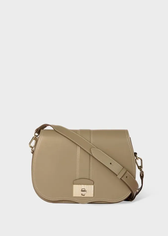 Womens Paul Smith Bags Khaki Leather Satchel Bag