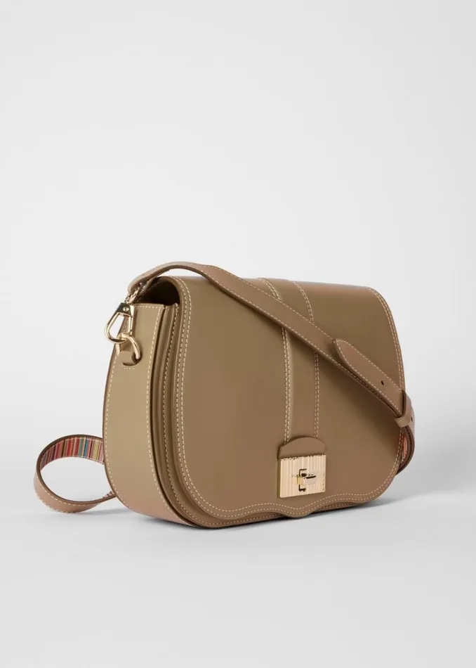 Womens Paul Smith Bags Khaki Leather Satchel Bag Womens Paul Smith Bags Khaki Leather Satchel Bag