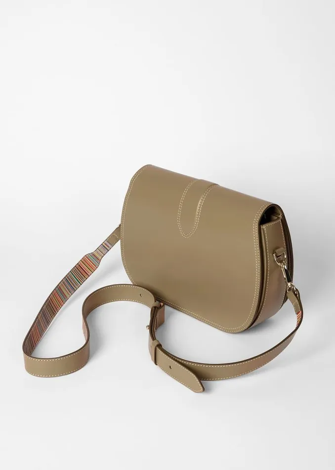 Womens Paul Smith Bags Khaki Leather Satchel Bag Womens Paul Smith Bags Khaki Leather Satchel Bag
