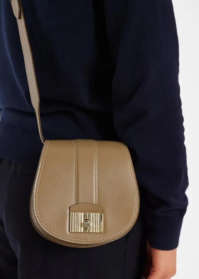Womens Paul Smith Bags Khaki Leather Tear Drop Bag