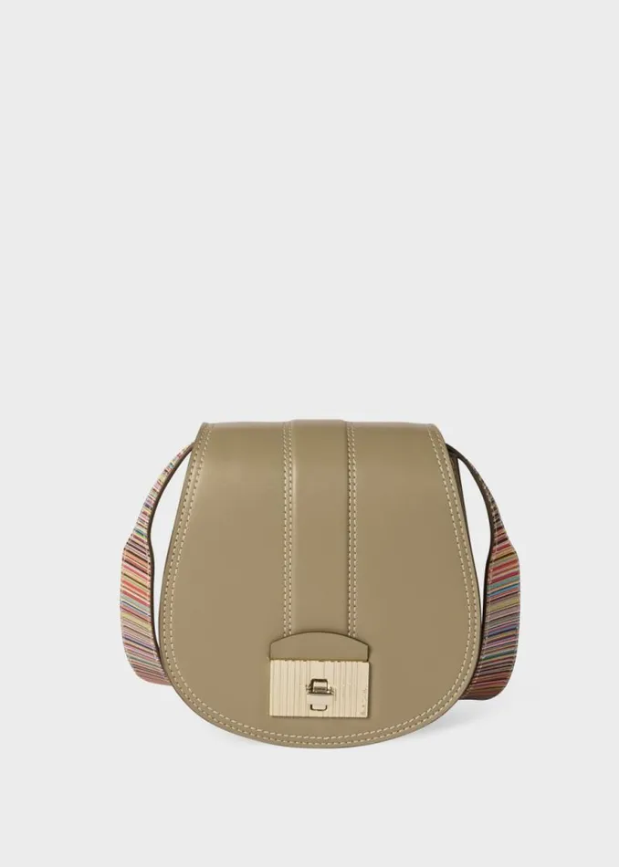 Womens Paul Smith Bags Khaki Leather Tear Drop Bag