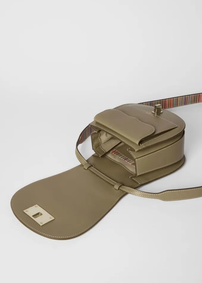 Womens Paul Smith Bags Khaki Leather Tear Drop Bag