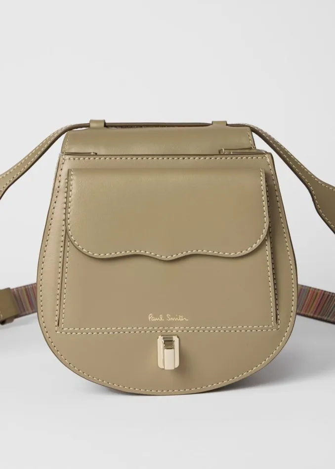Womens Paul Smith Bags Khaki Leather Tear Drop Bag
