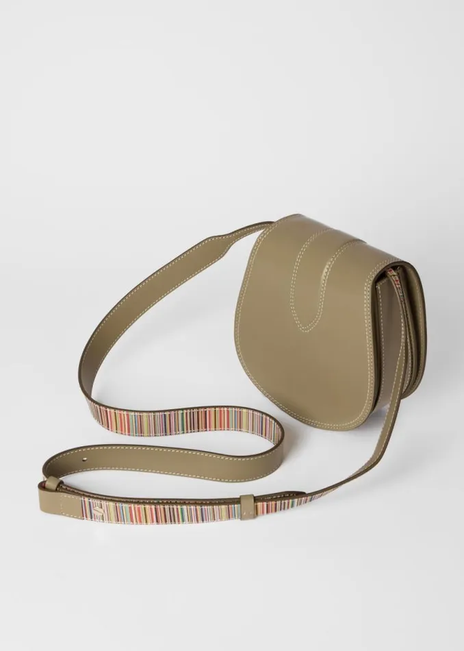 Womens Paul Smith Bags Khaki Leather Tear Drop Bag