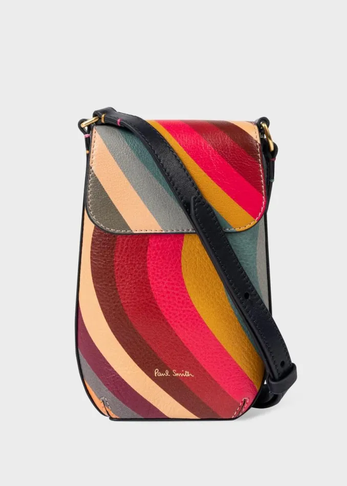 Womens Paul Smith Bags Leather 039Swirl039 Phone Pouch