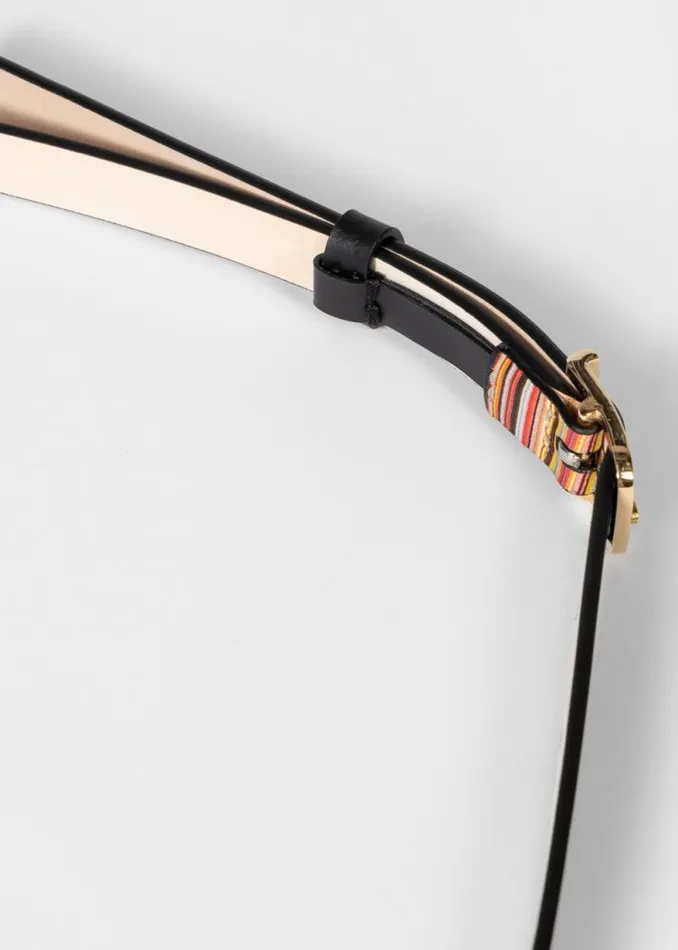 Womens Paul Smith Belts Leather 039Signature Stripe039 Belt Womens Paul Smith Belts Leather 039Signature Stripe039 Belt