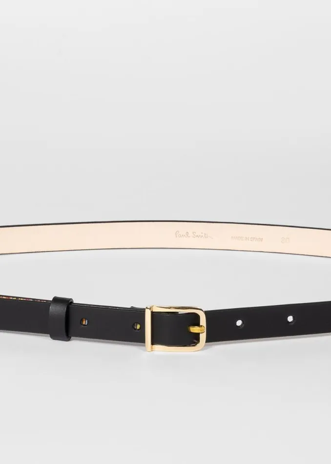 Womens Paul Smith Belts Leather 039Signature Stripe039 Belt Womens Paul Smith Belts Leather 039Signature Stripe039 Belt