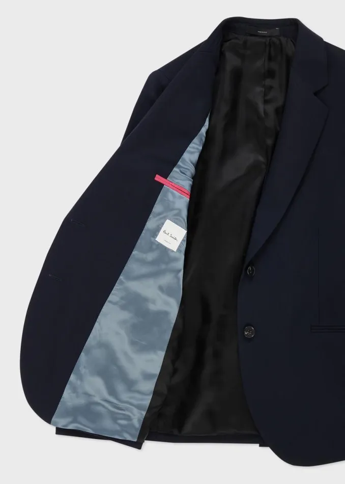 Womens Paul Smith Blazers A Suit To Travel In 8211 Dark Navy TwoButton Wool Blazer Womens Paul Smith Blazers A Suit To Travel In 8211 Dark Navy TwoButton Wool Blazer