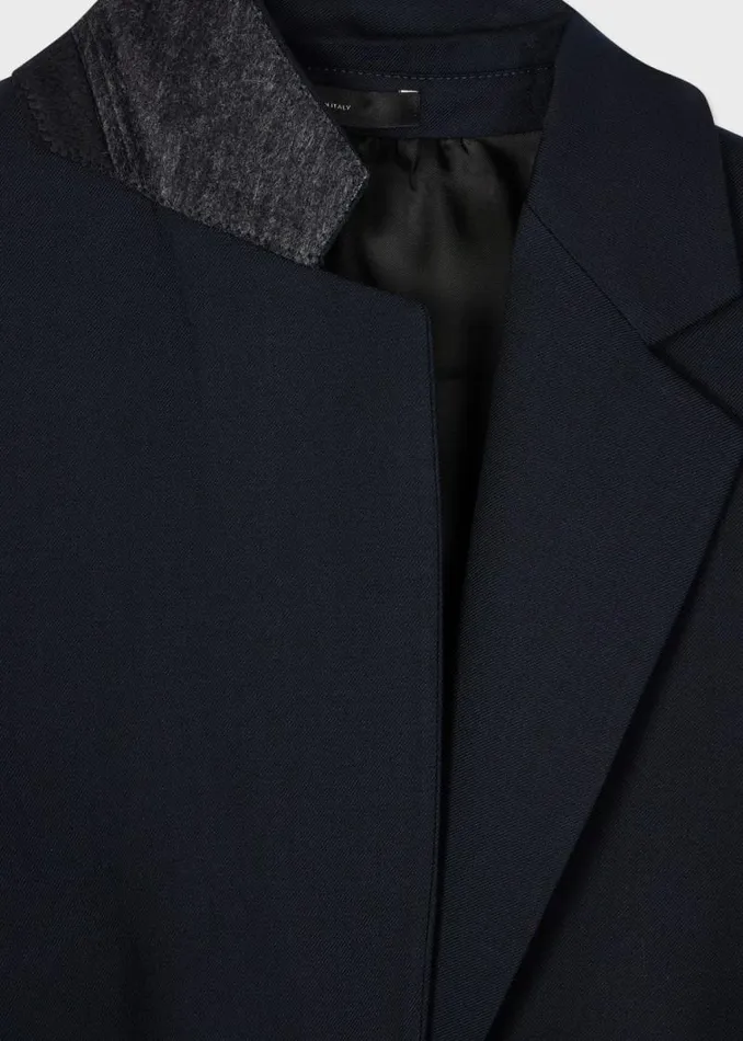 Womens Paul Smith Blazers A Suit To Travel In 8211 Dark Navy TwoButton Wool Blazer Womens Paul Smith Blazers A Suit To Travel In 8211 Dark Navy TwoButton Wool Blazer