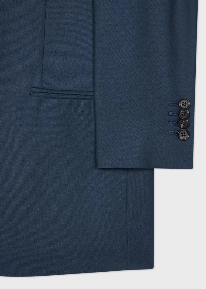 Womens Paul Smith Blazers A Suit To Travel In 8211 Petrol Blue Wool TwoButton Blazer Womens Paul Smith Blazers A Suit To Travel In 8211 Petrol Blue Wool TwoButton Blazer