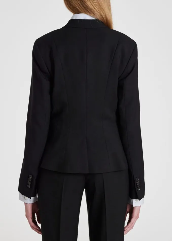 Womens Paul Smith Blazers Black Cropped 039A Suit To Travel In039 Wool Blazer Womens Paul Smith Blazers Black Cropped 039A Suit To Travel In039 Wool Blazer