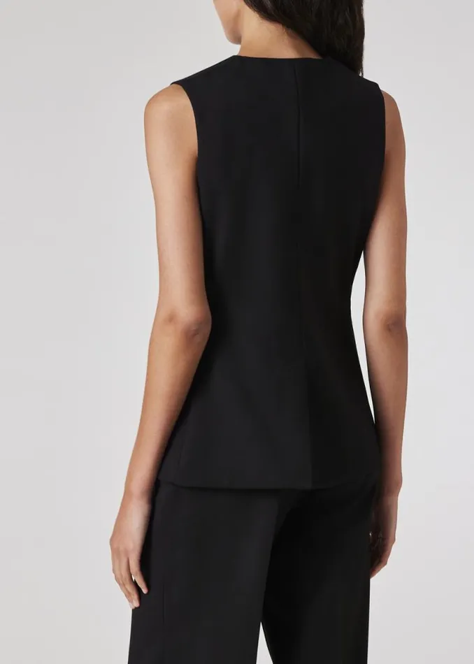 Womens Paul Smith Coats and Jackets A Suit To Travel In 8211 Black Wool Travel Waistcoat Womens Paul Smith Coats and Jackets A Suit To Travel In 8211 Black Wool Travel Waistcoat