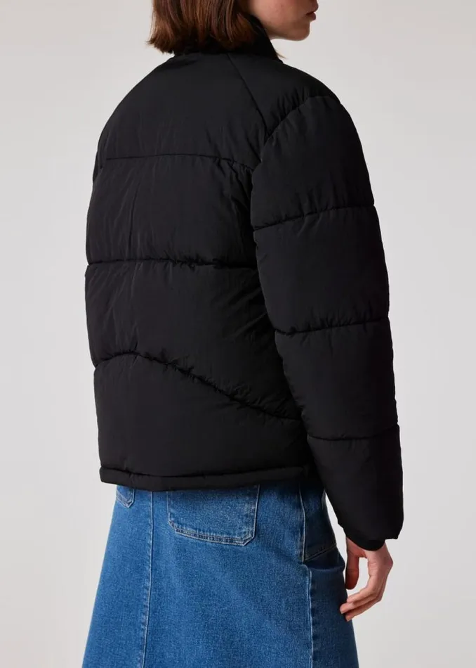Womens Paul Smith Coats and Jackets Black Crinkle Short Quilted Coat
