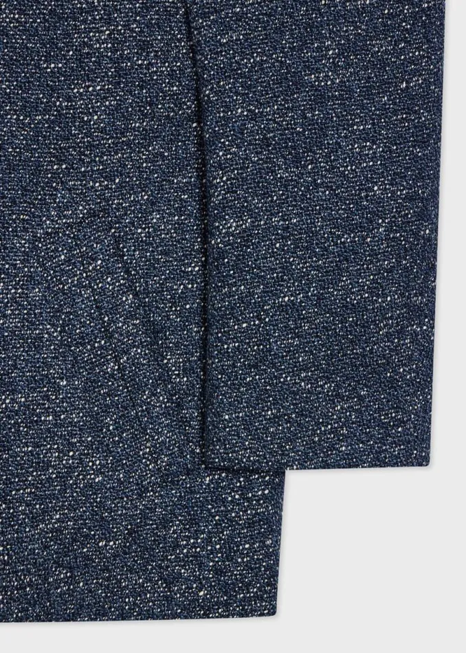 Womens Paul Smith Coats and Jackets Blue CottonBlend Tweed Jacket Womens Paul Smith Coats and Jackets Blue CottonBlend Tweed Jacket