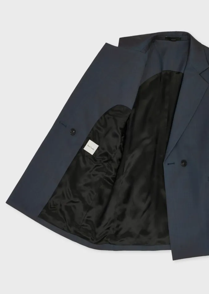 Womens Paul Smith Coats and Jackets Blue Tonic Wool Embroidered Waistcoat Womens Paul Smith Coats and Jackets Blue Tonic Wool Embroidered Waistcoat