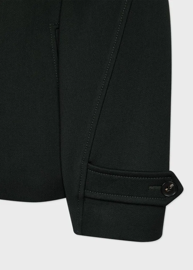 Womens Paul Smith Coats and Jackets Dark Green Cropped Wool Jacket Womens Paul Smith Coats and Jackets Dark Green Cropped Wool Jacket