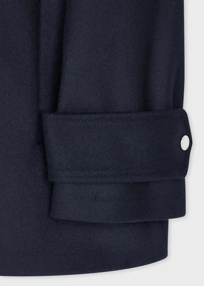 Womens Paul Smith Coats and Jackets Dark Navy WoolCashmere Asymmetric Zip Jacket Womens Paul Smith Coats and Jackets Dark Navy WoolCashmere Asymmetric Zip Jacket