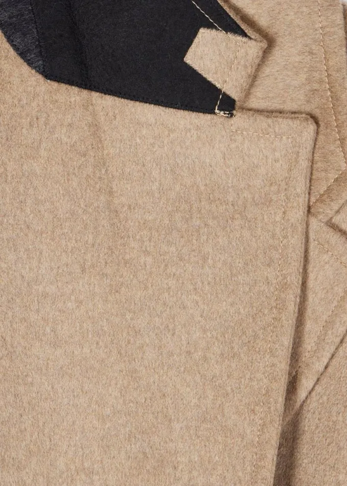 Womens Paul Smith Coats and Jackets Oatmeal WoolCashmere Blend DoubleBreasted Coat Womens Paul Smith Coats and Jackets Oatmeal WoolCashmere Blend DoubleBreasted Coat