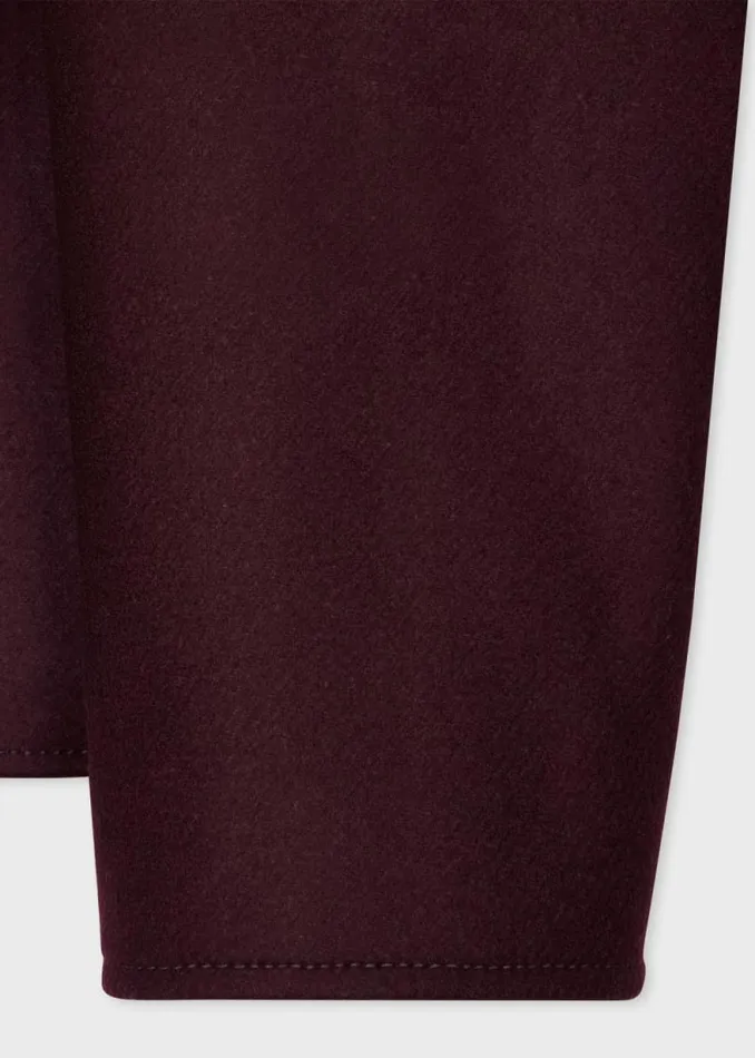 Womens Paul Smith Coats and Jackets Purple WoolCashmere Blend Cropped Cocoon Jacket Womens Paul Smith Coats and Jackets Purple WoolCashmere Blend Cropped Cocoon Jacket