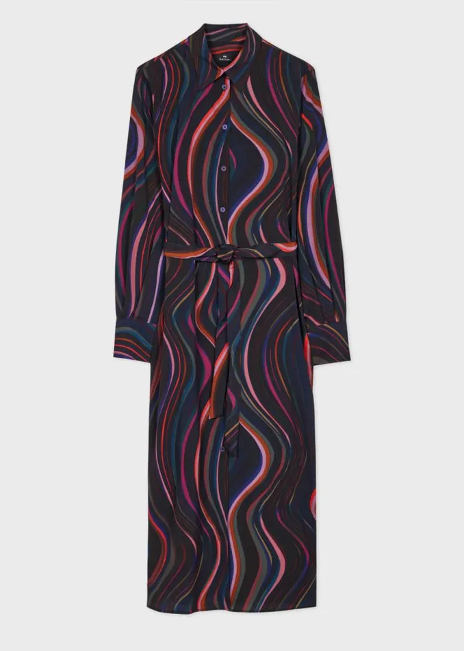 Womens Paul Smith Dresses 039Midnight Swirl039 Shirt Dress