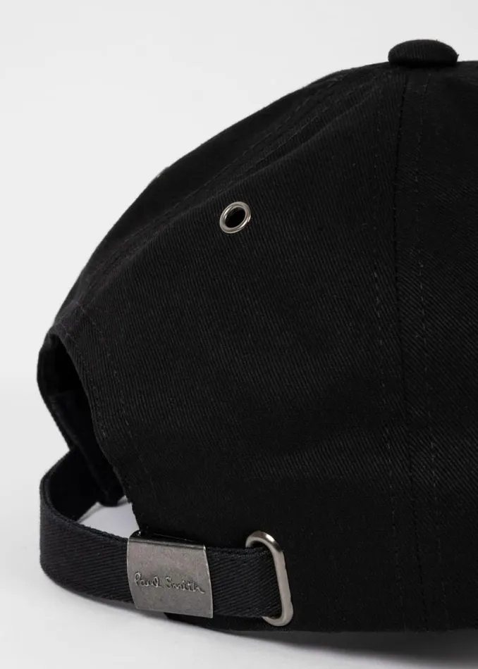 Womens Paul Smith Hats and Gloves Black Organic Cotton Zebra Logo Baseball Cap Womens Paul Smith Hats and Gloves Black Organic Cotton Zebra Logo Baseball Cap