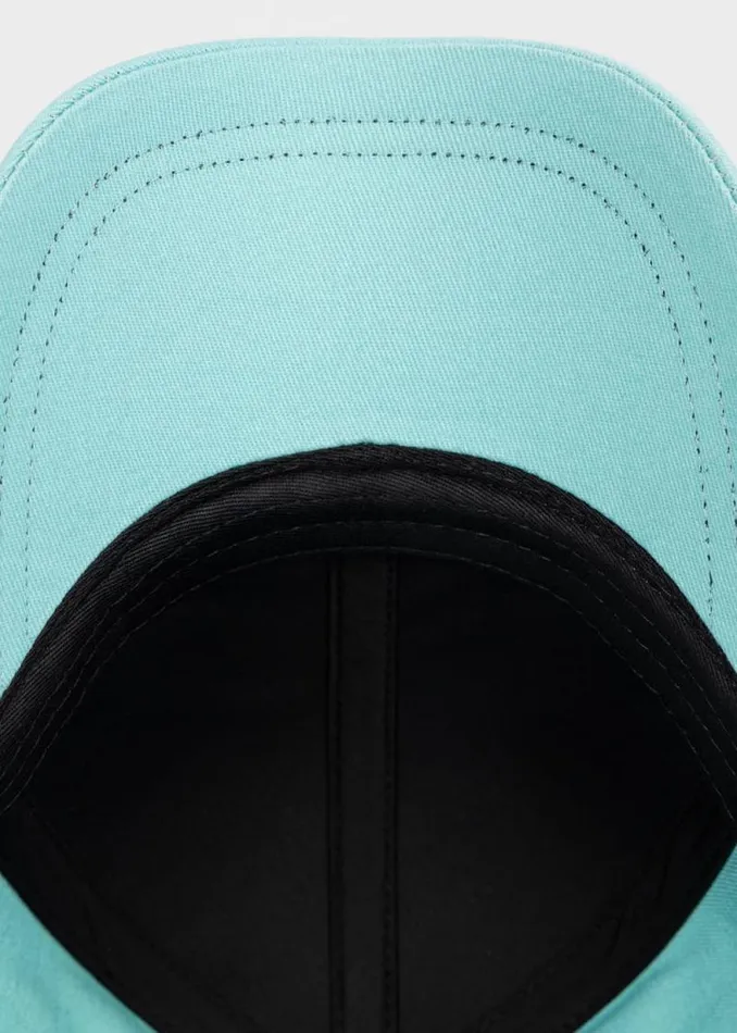 Womens Paul Smith Hats and Gloves Pale Teal Zebra Logo Baseball Cap Womens Paul Smith Hats and Gloves Pale Teal Zebra Logo Baseball Cap