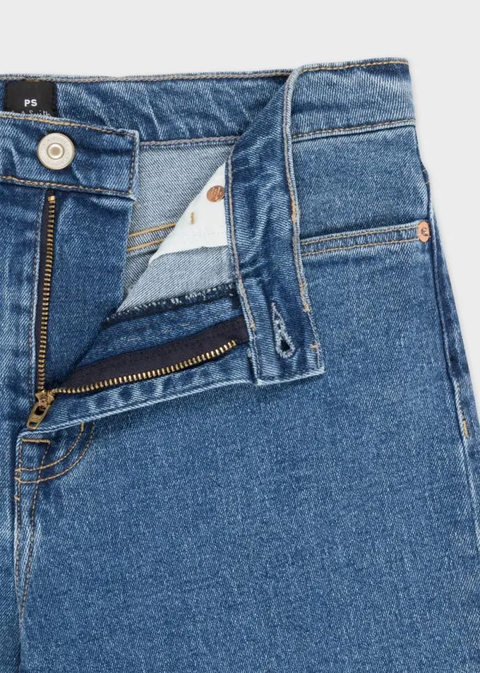 Womens Paul Smith Jeans Mid Wash StraightFit 039Happy039 Jeans