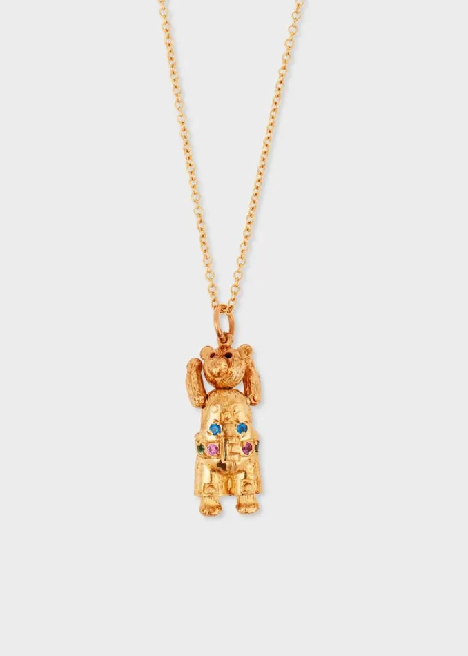 Womens Paul Smith Jewellery 039DAN Articulated Gold Bear039 Necklace By Baroque Rocks Womens Paul Smith Jewellery 039DAN Articulated Gold Bear039 Necklace By Baroque Rocks