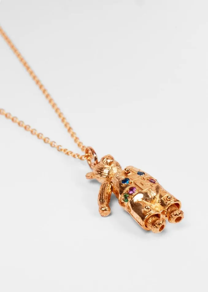 Womens Paul Smith Jewellery 039DAN Articulated Gold Bear039 Necklace By Baroque Rocks Womens Paul Smith Jewellery 039DAN Articulated Gold Bear039 Necklace By Baroque Rocks