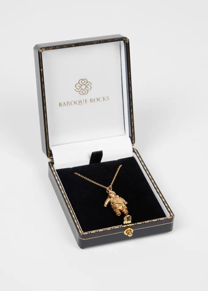 Womens Paul Smith Jewellery 039DAN Articulated Gold Bear039 Necklace By Baroque Rocks Womens Paul Smith Jewellery 039DAN Articulated Gold Bear039 Necklace By Baroque Rocks