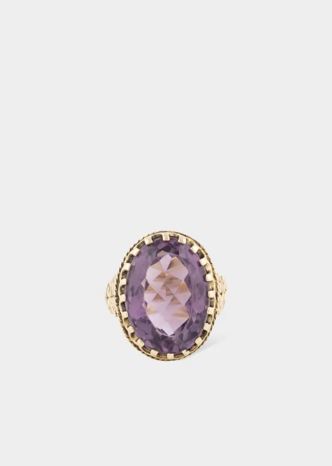 Womens Paul Smith Jewellery 039Enormous Amethyst039 Cocktail Ring By Baroque Rocks Womens Paul Smith Jewellery 039Enormous Amethyst039 Cocktail Ring By Baroque Rocks