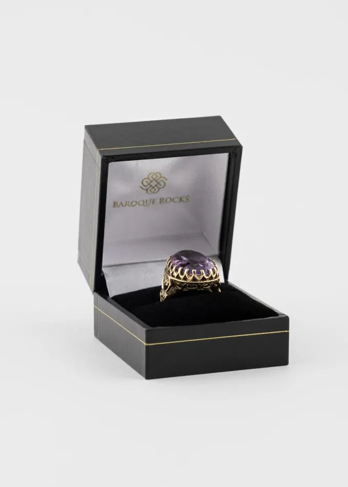 Womens Paul Smith Jewellery 039Enormous Amethyst039 Cocktail Ring By Baroque Rocks Womens Paul Smith Jewellery 039Enormous Amethyst039 Cocktail Ring By Baroque Rocks