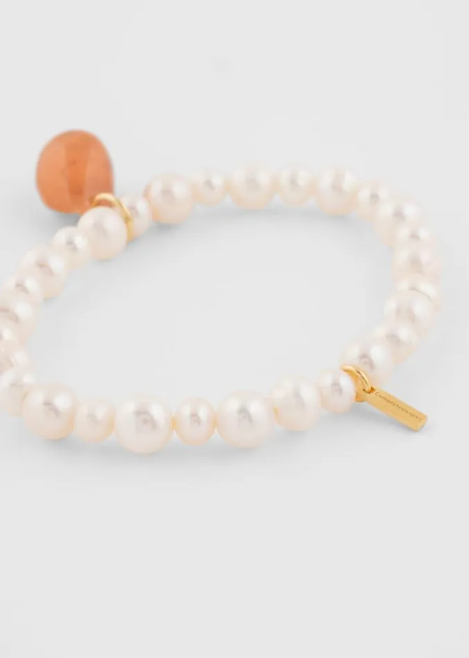 Womens Paul Smith Jewellery Pearl and Bio Resin Gold Vermeil Bracelet By Completedworks Womens Paul Smith Jewellery Pearl and Bio Resin Gold Vermeil Bracelet By Completedworks