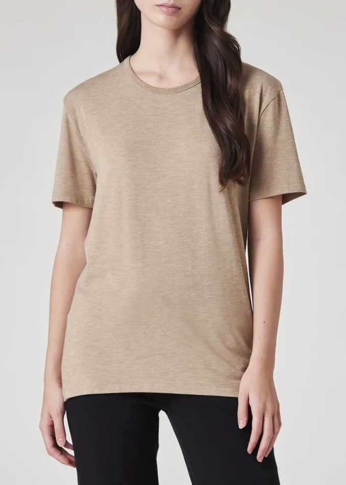 Womens Paul Smith Loungewear Light Brown ModalBlend ShortSleeve TShirt