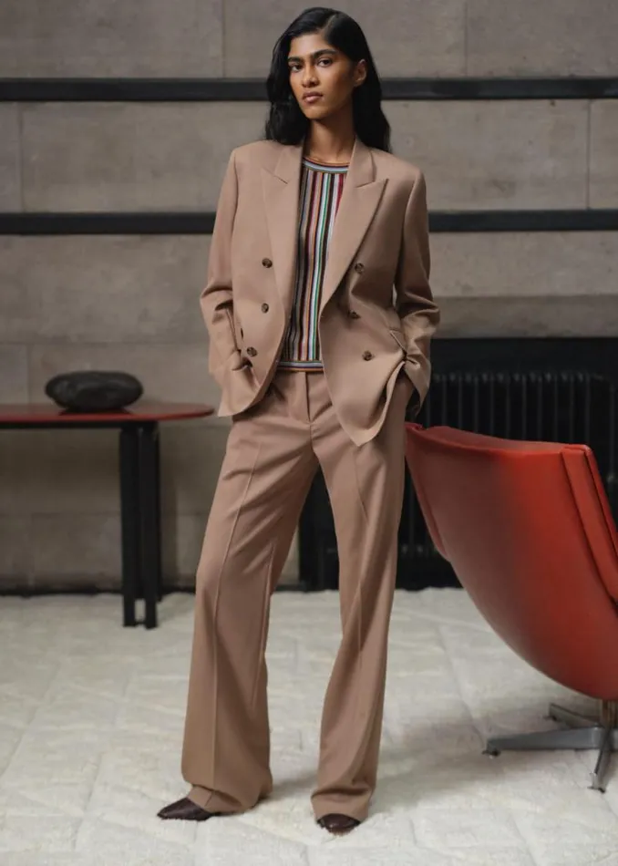 Womens Paul Smith Pants 039A Suit To Travel In039 8211 Taupe Wool Bootcut Trousers Womens Paul Smith Pants 039A Suit To Travel In039 8211 Taupe Wool Bootcut Trousers