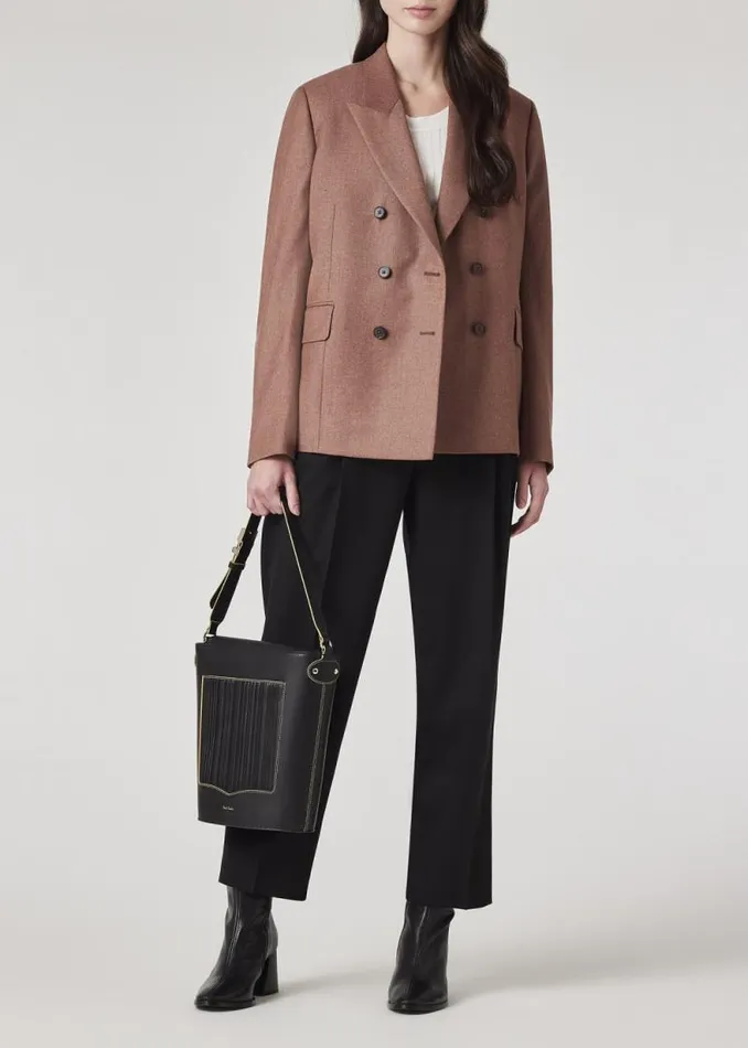 Womens Paul Smith Pants 039A Suit To Travel In039 Black Wool Twill Pleated Trousers Womens Paul Smith Pants 039A Suit To Travel In039 Black Wool Twill Pleated Trousers