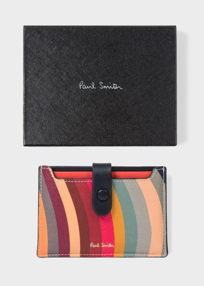 Womens Paul Smith Purses 039Swirl039 Card Holder
